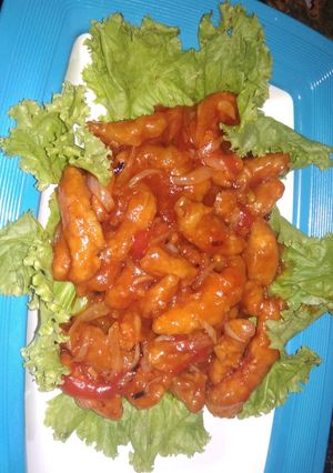 Foto resep Ayam asem manis pedas