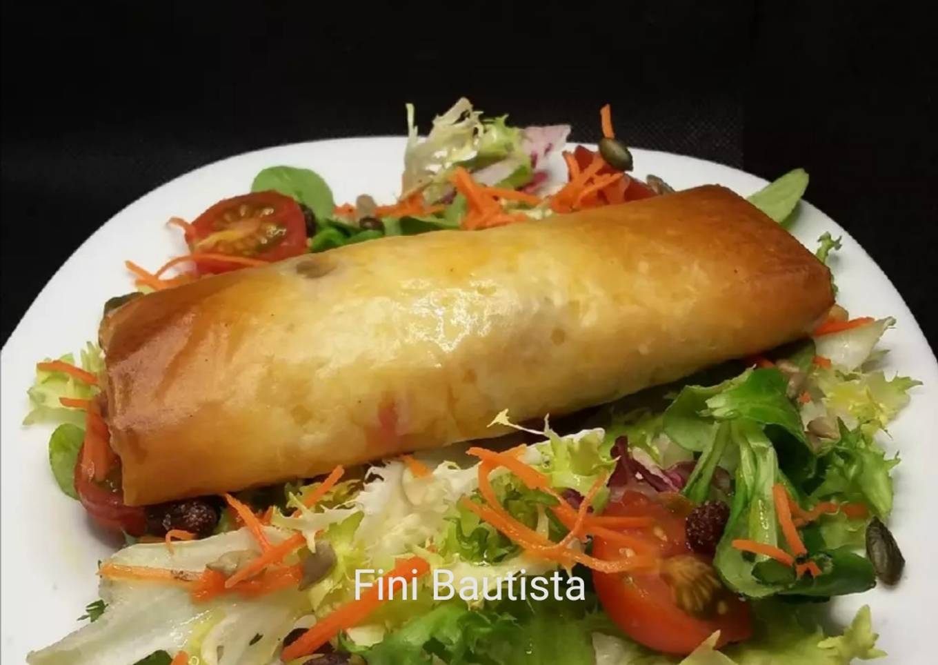 Rollitos de solomillos de pollo con masa filo