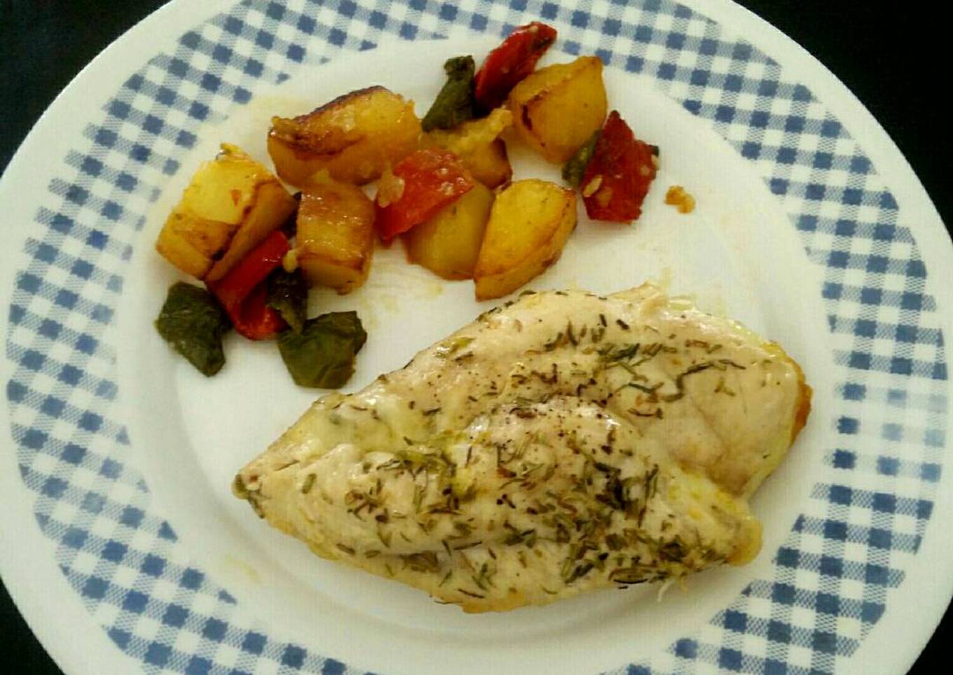 Pechugas de pollo rellenas de queso