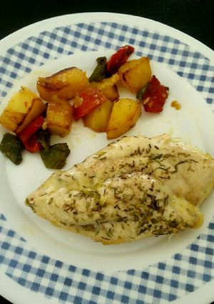 Foto principal de Pechugas de pollo rellenas de queso