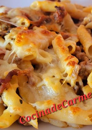 Una foto de Macarrones cremosos sin tomate