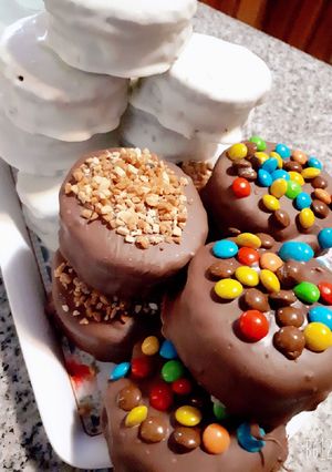 Una foto de Alfajores de nuez