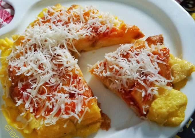 Yuk intip, Resep praktis memasak Pizza Roti Tawar dijamin enak