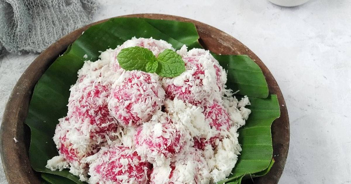 Resep Klepon Buah Naga Enak Dan Mudah Cookpad