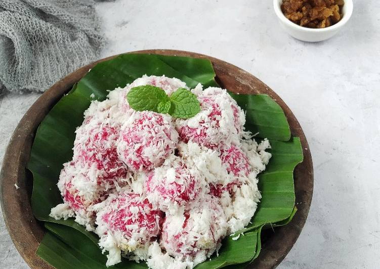 Klepon buah naga