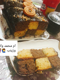 صورة لوصفة كيكة الشطرنج الرائعة