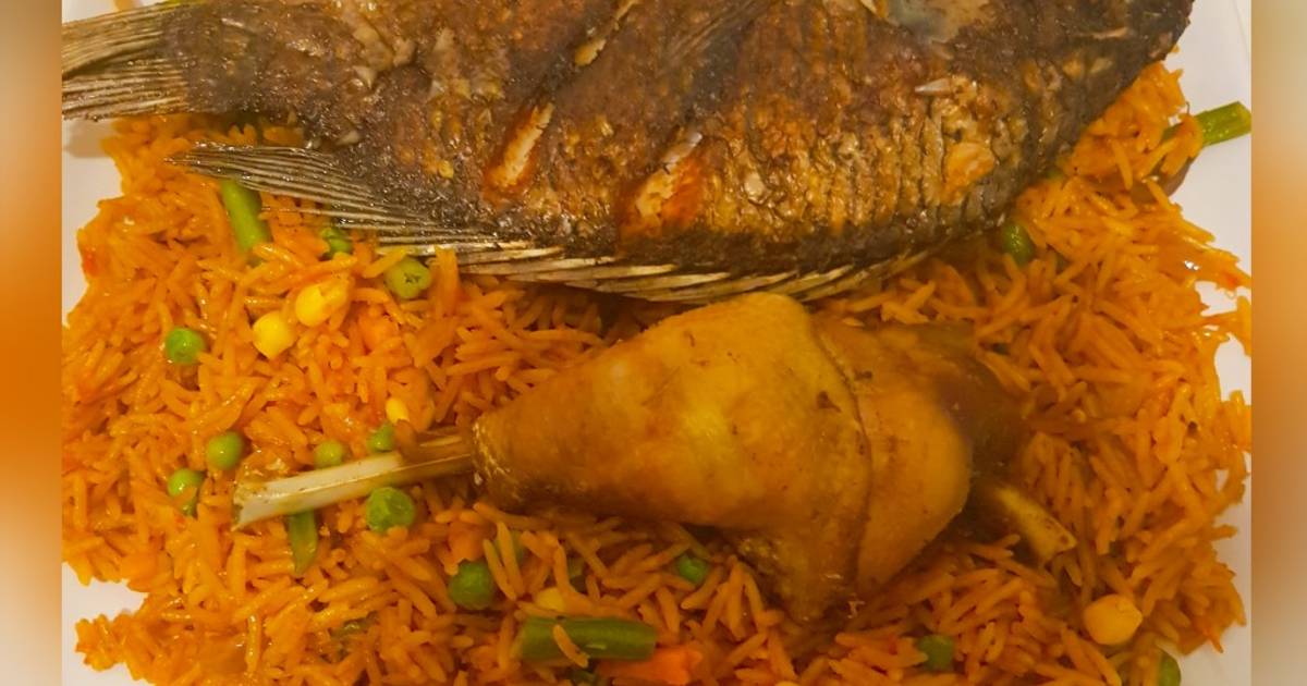 Vegetables Jollof rice girki daga Maman jaafar(khairan) Cookpad
