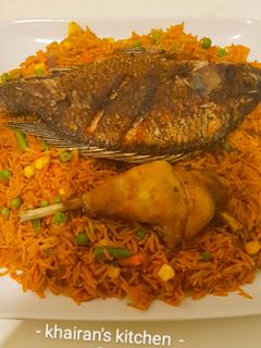 Vegetables Jollof rice ainihin hoton girkin