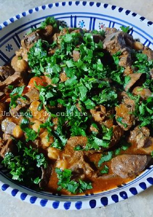 Une photo de Bekbouka/ abats de mouton en sauce 🌶