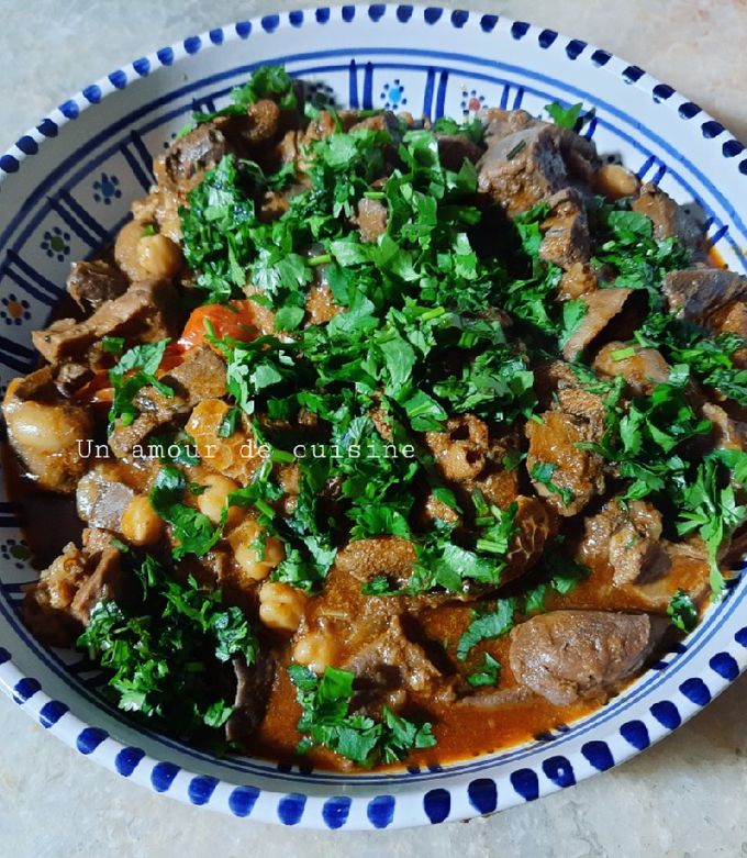 Une photo de Bekbouka/ abats de mouton en sauce 🌶