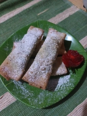 Cara Mudah Membuat Resep  Pangsit Goreng isi Ubi Ungu yang Enak, Menggugah Selera