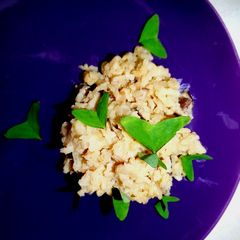 A picture of Mushroom risotto.