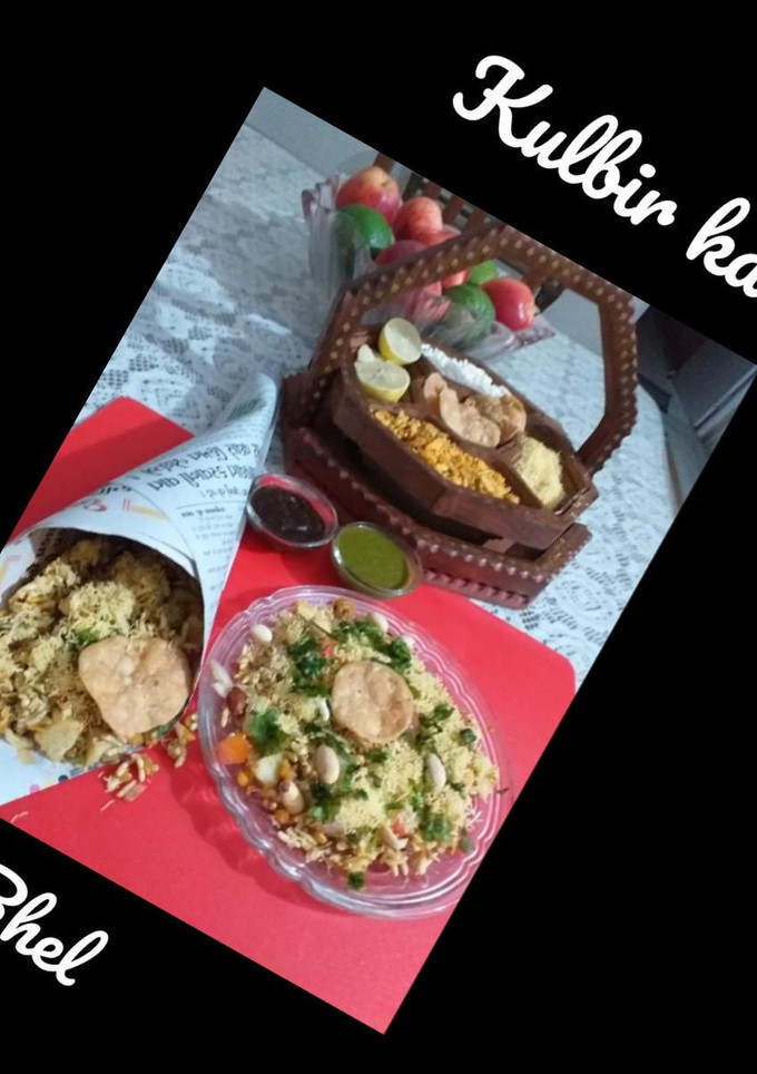 भेल पूरी (bhel puri recipe in Hindi) रेसिपी मुख्य फोटो