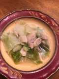 Cabbage soup for a cold day.