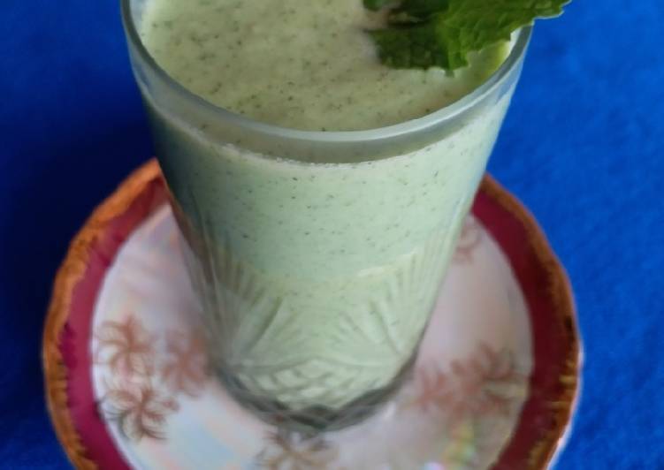 Easiest Way to Prepare Ultimate Energizing Cucumber Mint Smoothie