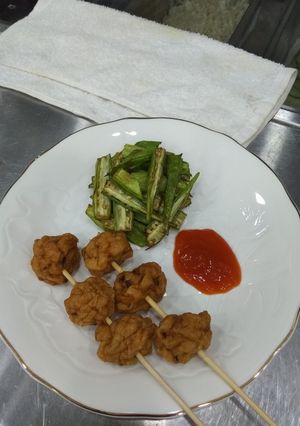 Hình của món Cá basa viên chiên.