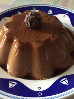 Una foto de Flan de Ferrero Rocher🍮🍫