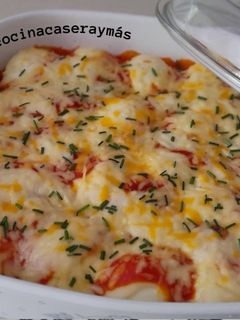 Una foto de Huevos rellenos gratinados