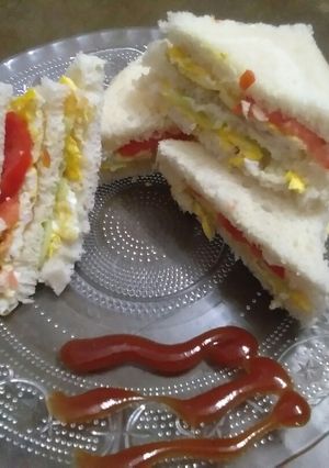 এগ স্যান্ডউইচ (egg sandwich recipe in Bengali) রেসিপির প্রধান ছবি
