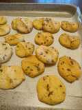 Biscotti con farina di mais e gocce di cioccolato fondente 🌽🍫