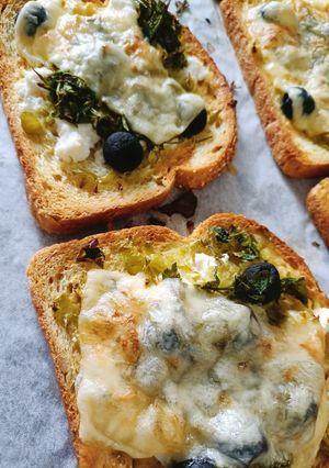 A picture of Breakfast Bread in the Oven.