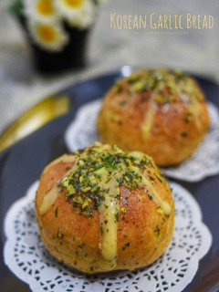 Foto resep Korean Cheese Garlic Bread