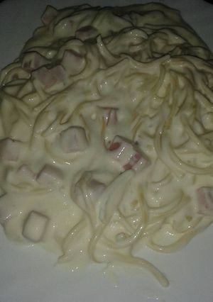 Una foto de ♥Espaguettis con nata♥