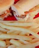 Sándwich con marraqueta