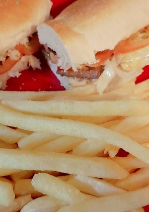 Una foto de Sándwich con marraqueta
