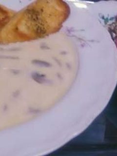 صورة لوصفة شوربة المشروم بالكريمة