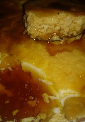 Una foto de Flan