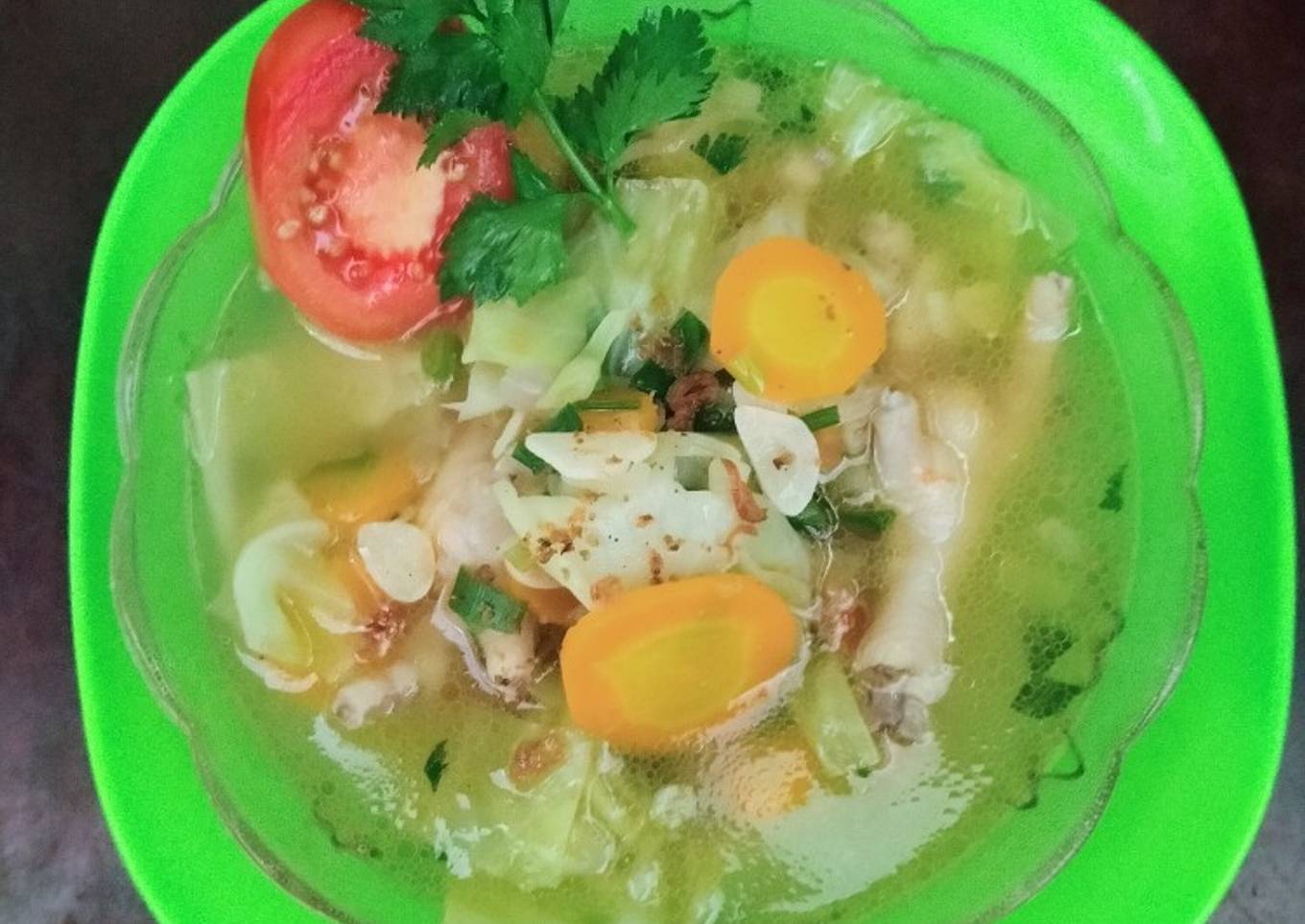 Sayur SOP + Ceker