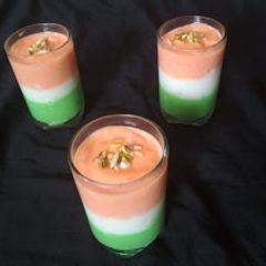 A picture of Tiranga Pudding.