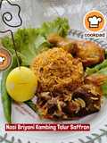 👩‍🍳Nasi Briyani Kambing Telur Saffron