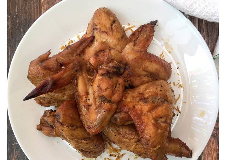 Cara Gampang Menyiapkan Sayap Ayam Madu (Honey Chicken Wings) Anti Gagal