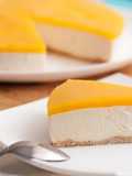 Cheesecake de mango sin horno