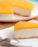 Cheesecake de mango sin horno