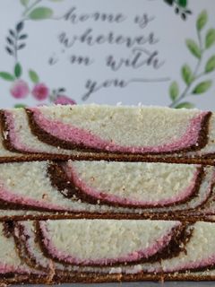 Foto resep Bolu Marmer Putih Telur Lembut