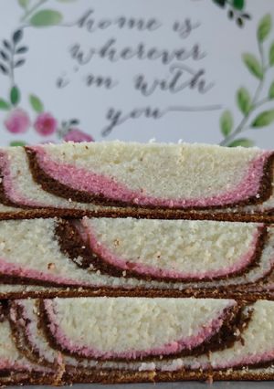 Foto resep Bolu Marmer Putih Telur Lembut
