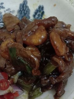 Foto resep Udang mix bakso buncis kecap mentega