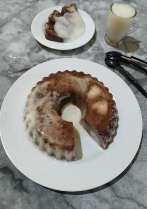 Foto resep Pudding Zebra Roti Tawar