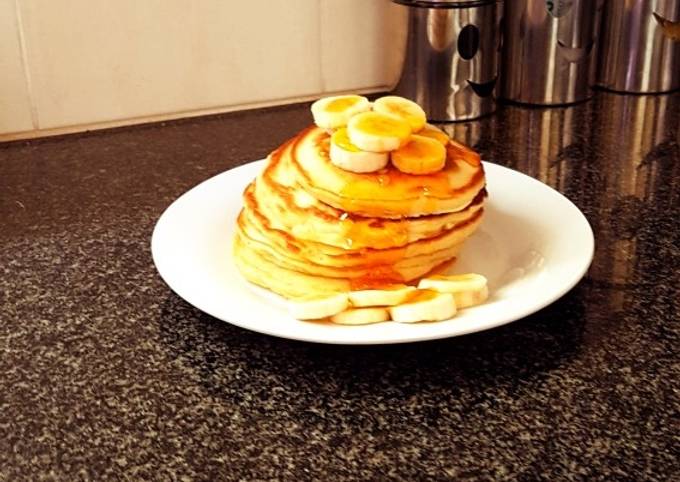 Fluffy Banana Pancakes Recipe