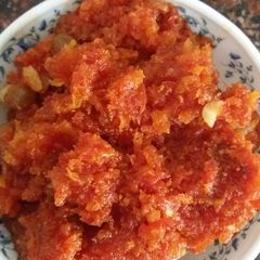 A picture of Gajar ka halwa.