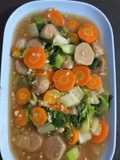 Capcay sayur baso