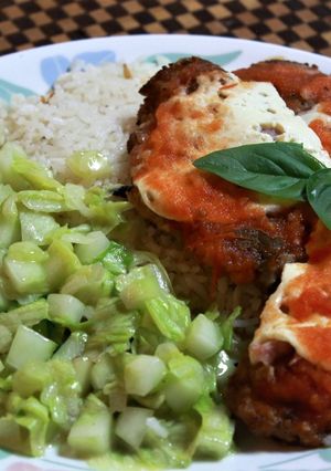 Una foto de Milanesa a la Napolitana