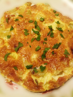 A picture of Frittata di patate e provola.