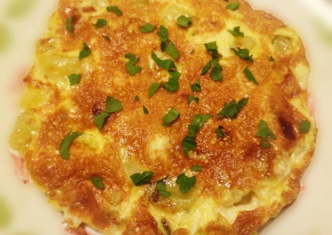 Frittata di patate e provola