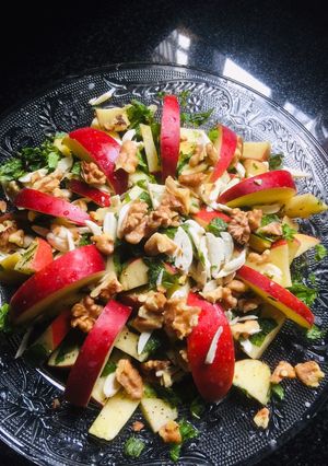 A picture of Apple mint salad.