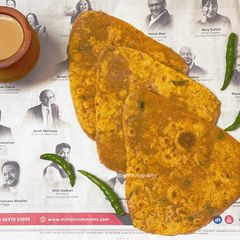 Achari Aloo Parathe aur Chai A picture of Achari Aloo Parathe aur Chai.