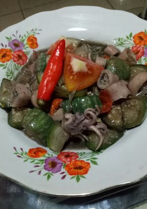 Foto resep Oseng Terong Ijo Cumi Pedas